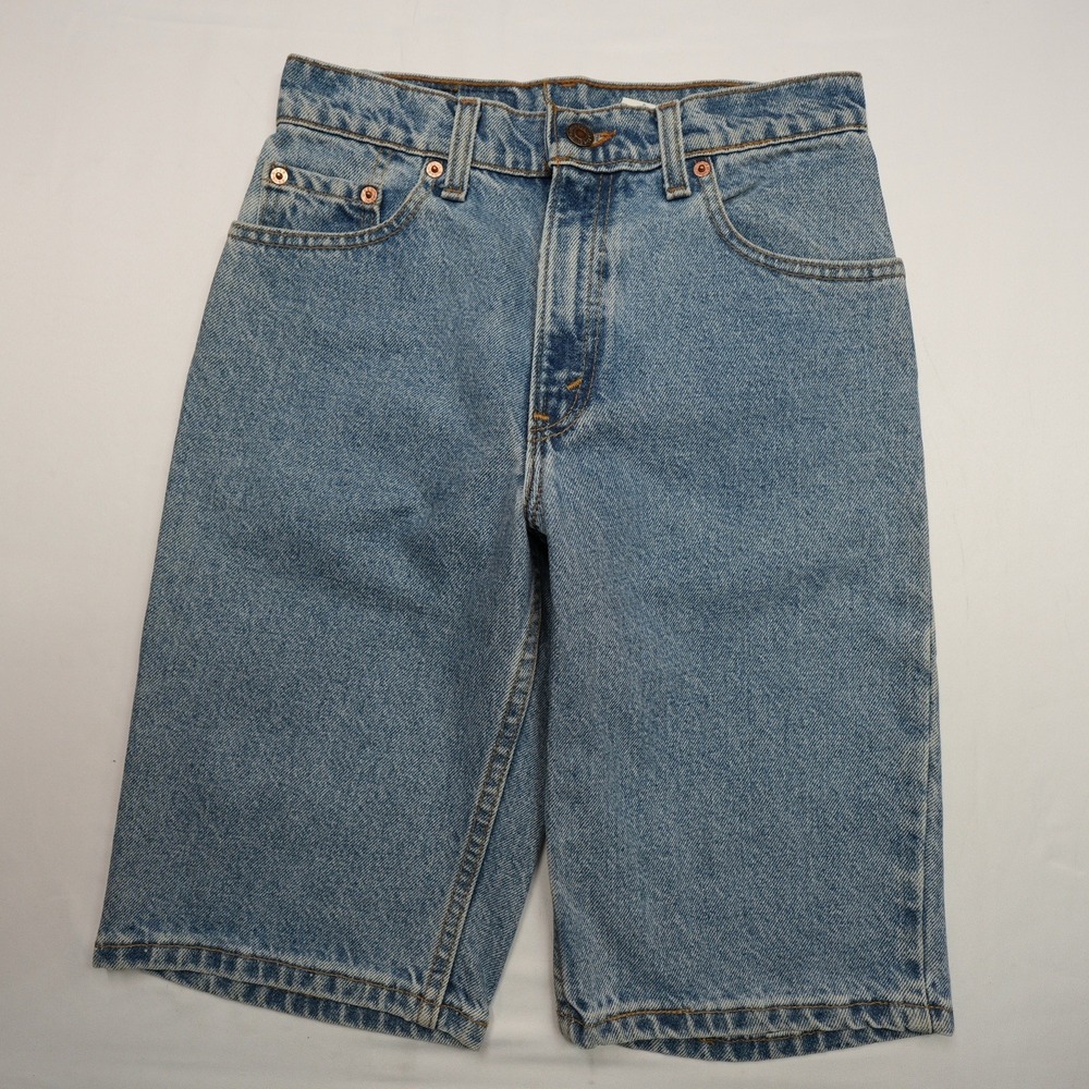 Vintage Vtg 90s Levi's 505 Denim Shorts 26x12 Made In USA Regular Fit Bat‎ Tag